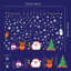 Friends with Snowflakes Christmas Window Decal