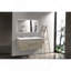 Meuble-lavabo flottant 60 po avec lavabo, meuble-lavabo mural moderne 60 po avec lavabo à surface solide, deux lavabos et tiroirs à fermeture en douceur-959584152