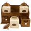 Wood Jar - Set of 3