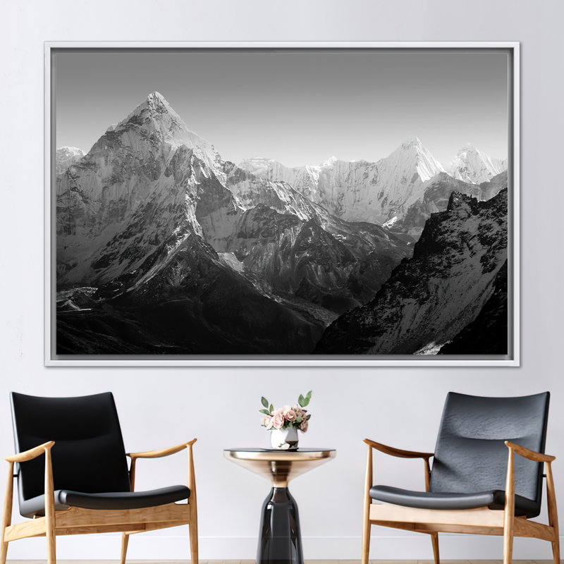 Print on Canvas, White Floater Framed, 40 cm H x 60 cm W