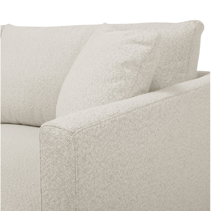 Bryn Upholstered Sectional, Left Hand Facing, Oyster Boucle