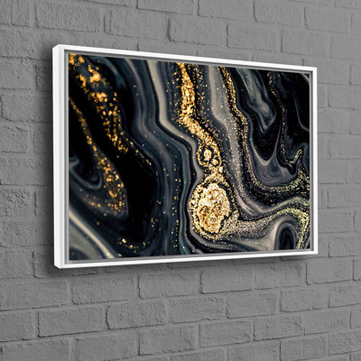 Marble Abstract Wall Art Perfect As Modern And Luxury Home Decor On Canvas