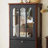 Black+Nut-brown Solid Wood+Glass Display Cases