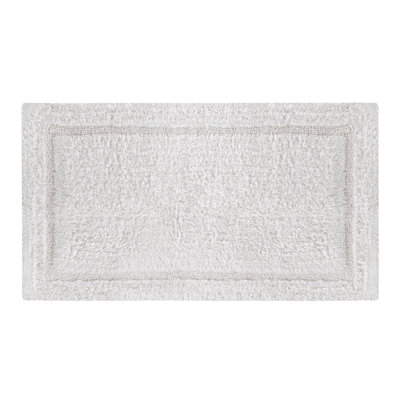  Organic Cotton Reversible Bath Mat – 3000 GSM, GOTS Certified, Ultra-Thick & Super Absorbent | Soft, Plush & Quick-Drying Bathroom Rug