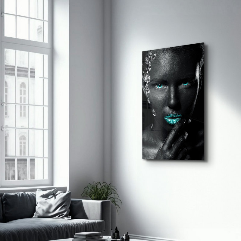 Elegant Tempered Glass Wall Art Painting, 13.8 x 21.7 inches | 100% Tempered Glass, Thickness: 0.16 inches | UV Printed for Vibrant Colors | Perfect for Home Decor, Living Room, & Office Spaces