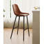 Chaise à dossier solide brune (paquet de 2)-2036618709-2036618711