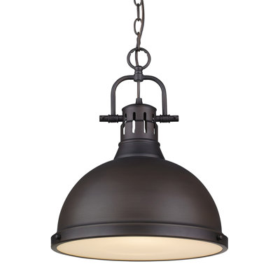 Luminaire suspendu en forme de dôme 1 lumière Alethia