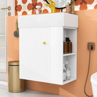 Bathroom Vanity with Ceramic Basin