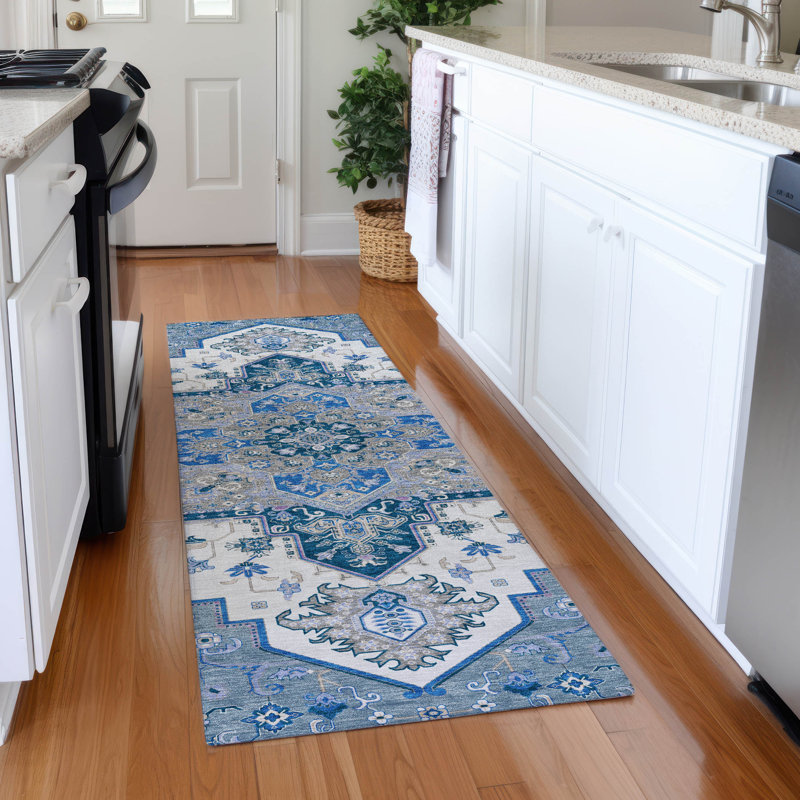 Premium Machine Washable Cossette AMF1036 Oriental Rug, Runner 2'3" x 7'6"