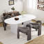 Ensemble de table de salle à manger 70 po avec chaises Velevt-259004678-259004730-259004673