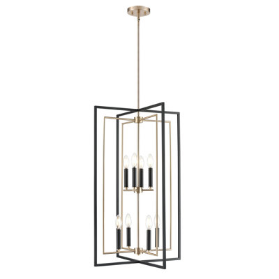 Noelle Wide 4-Light Pendant - Matte Black