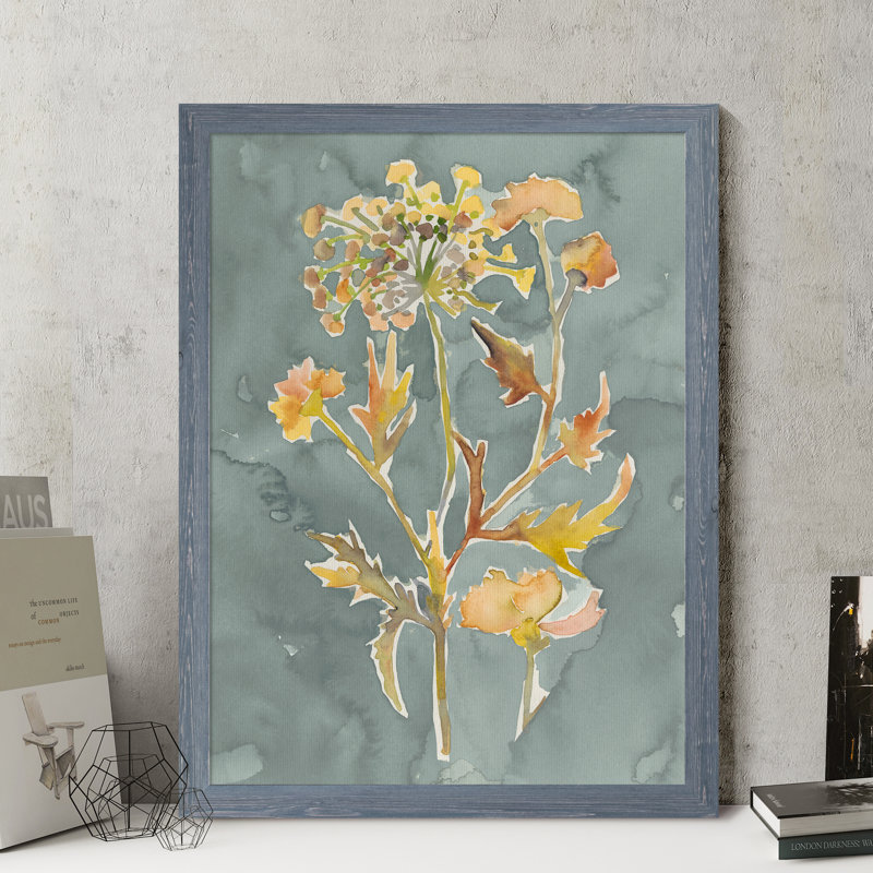 « collected fleurss i » par paul cezanne-cadre photo, reproduction d’art, H 22 po x l 16 po x P 1 po, Cadre de toile gris