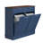 40 in. W x 14 in. D x 36 in. H Ready to Assemble Floor Base Tilt-Out Trash Kitchen Cabinet with 2-Drawer Trash Can not included-108845593