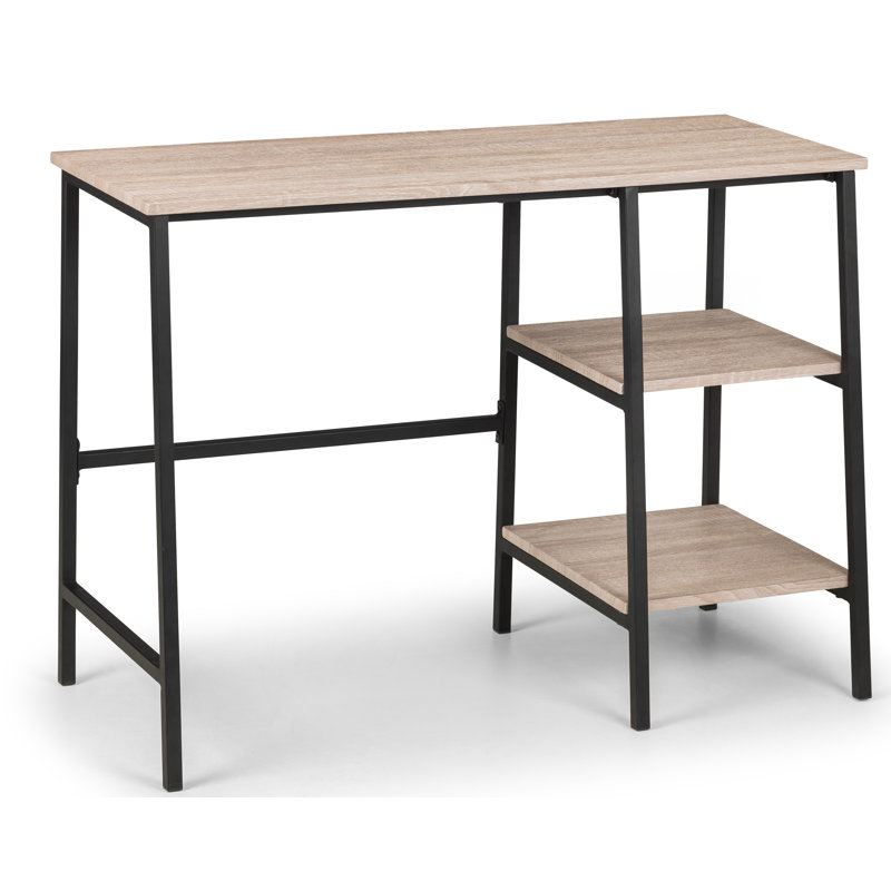 Chew Stoke Metal Base Writing Desk, Oak