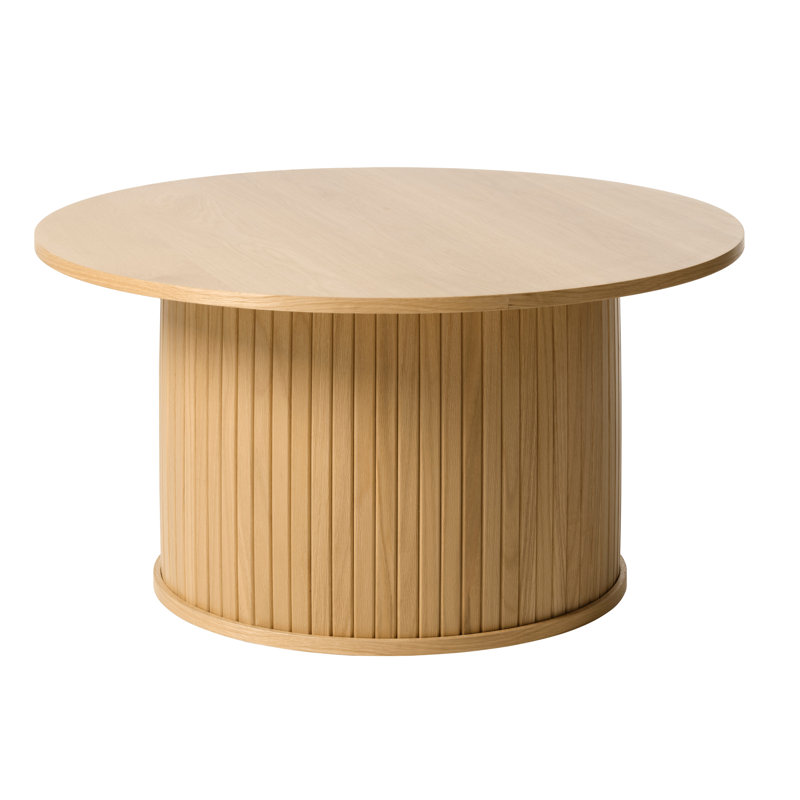 Teneasha Four Leg Coffee Table, Natural Oak
