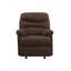 Fauteuil inclinable oscillant avec accoudoirs coussinés-782034515