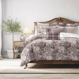Dolce  Wisteria Cotton Duvet Cover Set  8 Piece