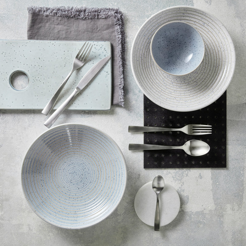 Denby Satin 24 Piece 18/10 Stainless Steel Cutlery Set