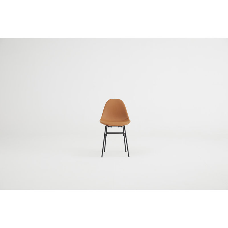 Chaise de salle à manger rembourrée TA, Noir