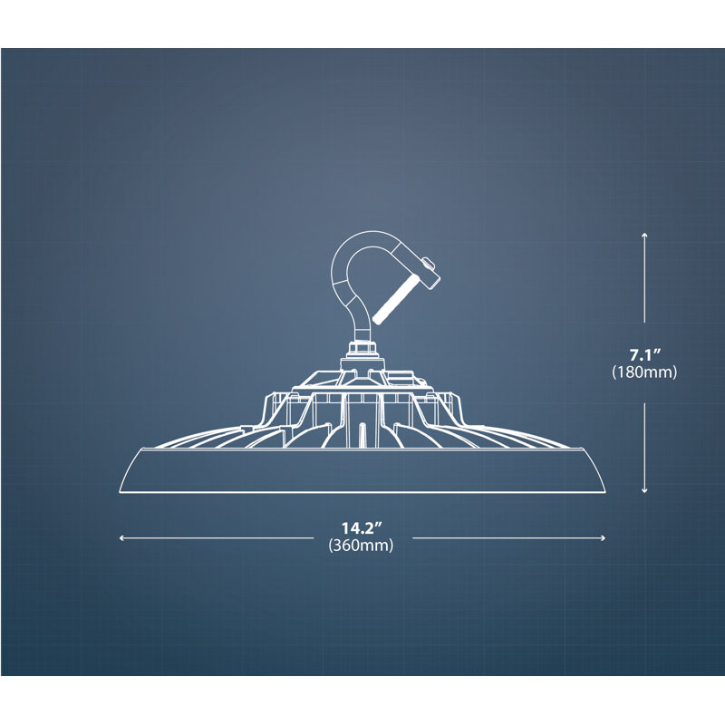 Dimmable Circle High Bay Ceiling Light, 28396