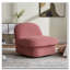 Fauteuil d'appoint pivotant en velours-1664775733