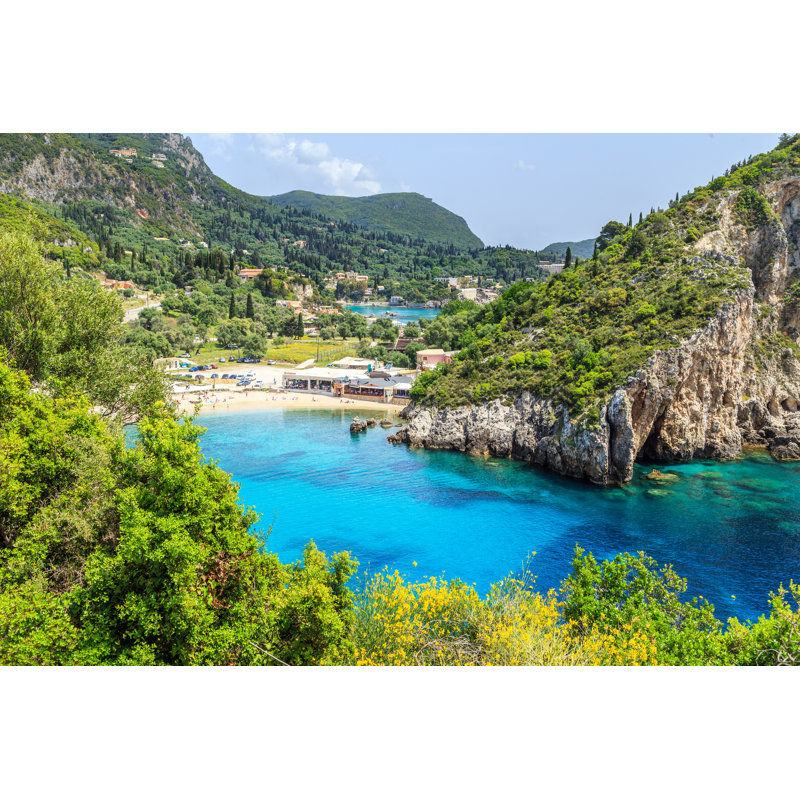 Palaiokastritsa, Corfu, Greece - Wrapped Canvas Print, 30cm H x 46cm W x 3.8cm D