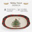 Spode Christmas Tree Tartan Rectangular Platter 14"