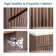 18'' Basin Cabinet Walnut Wall Mounted Without Basin