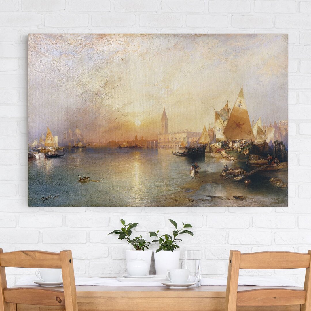 Leinwandbild Venice at Sunset von Thomas Moran