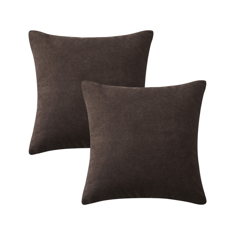 Dardel Velvet Scatter Cushion Cover, Coffee