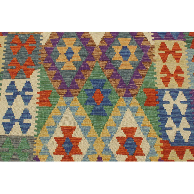 Tapis de couloir fait à la main en laine noué à la main 2 pi 10 po x 13 pi 2 po Cedorah