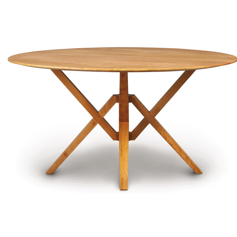 Table de bout fixe Exeter, L 60 po x l 60 po, Cerisier naturel
