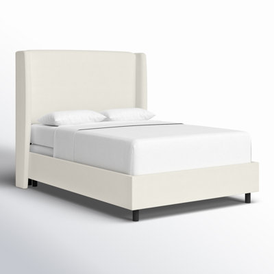 Tilly Upholstered Wingback Bed