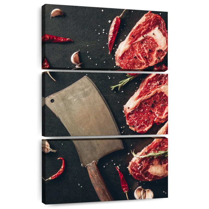 Yarlin Spiced Raw Steak, 38" H x 24" W