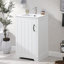 Meuble-lavabo 20 po avec comptoir en céramique-877549529