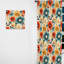 Mod Floral Nostalgia VI - Rideau Mid-Century - Velours obscurcissant - 1 panneau-107575266