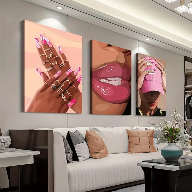 3 Piece Wrapped Canvas Painting
