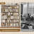 Huckins Standard Bookcase with Adjustable Shelves, 71.2" H x 63.4" W Modern Wood Storage Shelf-112500246