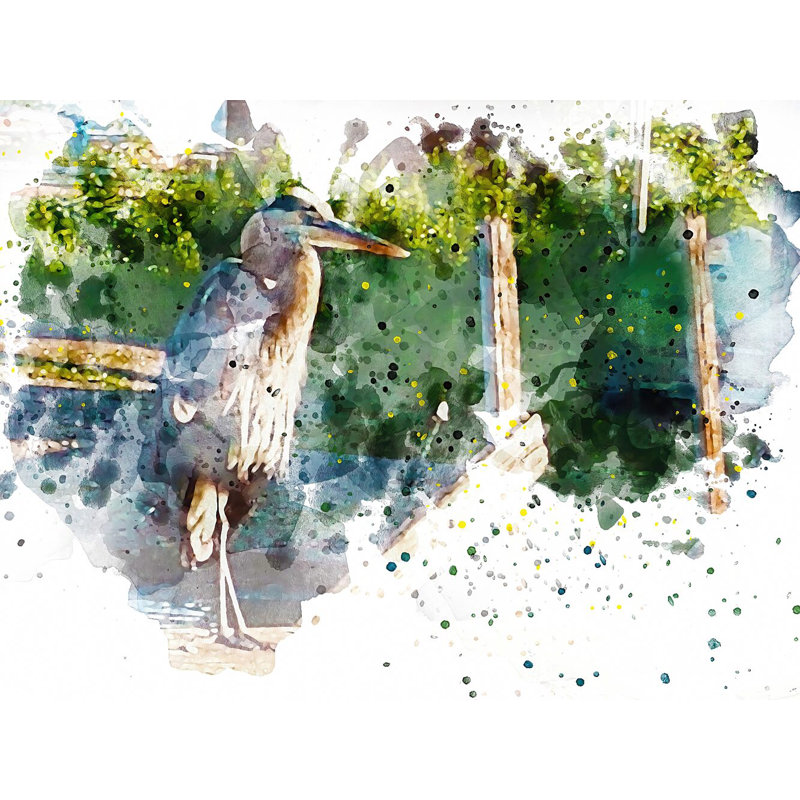 Bird 8375 Print by Chamira Young, Black Framed Paper, 16" H x 20" W