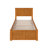 Madison Solid Wood Platform Bed with Panel Footboard and Trundle-96140448