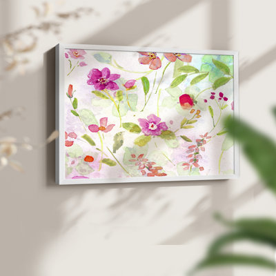 Jardin d'été - impression encadrée - réaménageable