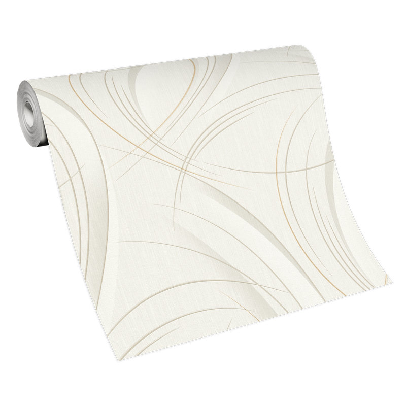 Abstract Double Roll, Light Gray/Light Glitter