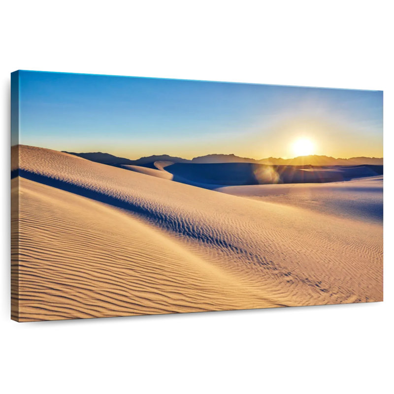 Alvord White Sands Sundown, 30" H x 45" W