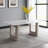 ACME Kalam Dining Table, Ceramic Top & Beige Finish