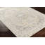 Tapis oriental en polyester tissé à la machine en gris / beige Kenn-1742253582