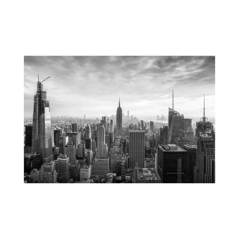 New York City Black And White by Jan Becke - Wrapped Canvas Print, 101.6 cm H x 66.04 cm W x 1.91 cm D