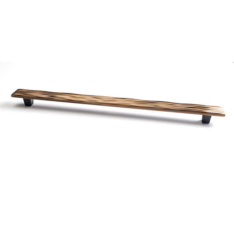 Wave Bar / Handle Pull, 14 1/2", Antique Brass
