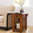 Mission Solid Wood Side Table in Medium Oak