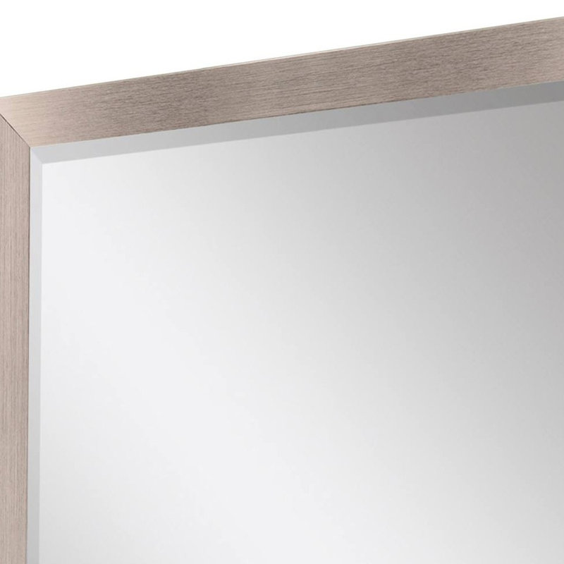 32" Silver Accent Mirror