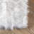 Mandelyn Solid Shag Area Rug for Living Room Bedroom Dining Room Nursery, White/Blue-773495924